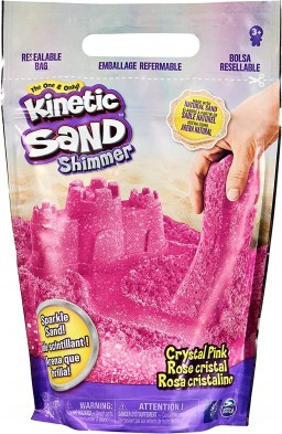Kinetic Sand Shimmering Play Sand Crystal Pink